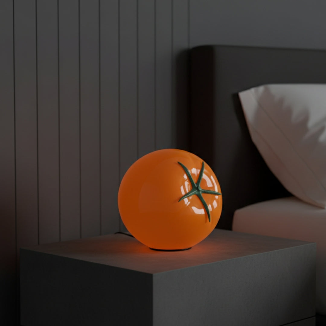 Lampe De Chevet En Verre Tomate Maison Lampe De Chevet
