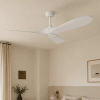 Plafonnier Ventilateur Silencieux Vintage Blanc