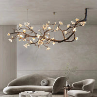 Lustre Branches en Cuivre Rustique