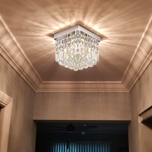 Plafonnier Carré Cristal Salle à Manger