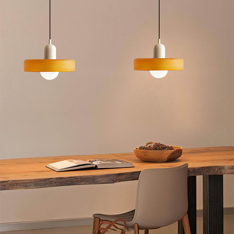 MELLAN – Lampe Suspendue en Verre Coloré au Design Artistique