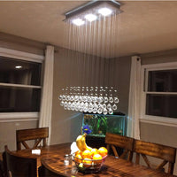Détail du lustre cristal