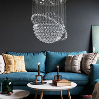 Détail du lustre cristal