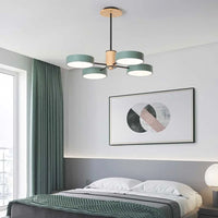 Lustre Plafonnier Multi-Bras LED Style Nordique - Métal et Bois Lumio™