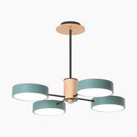 Lustre Plafonnier Multi-Bras LED Style Nordique - Métal et Bois Lumio™