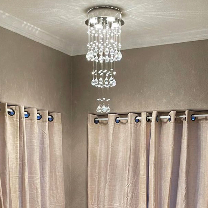 Détail du lustre cristal