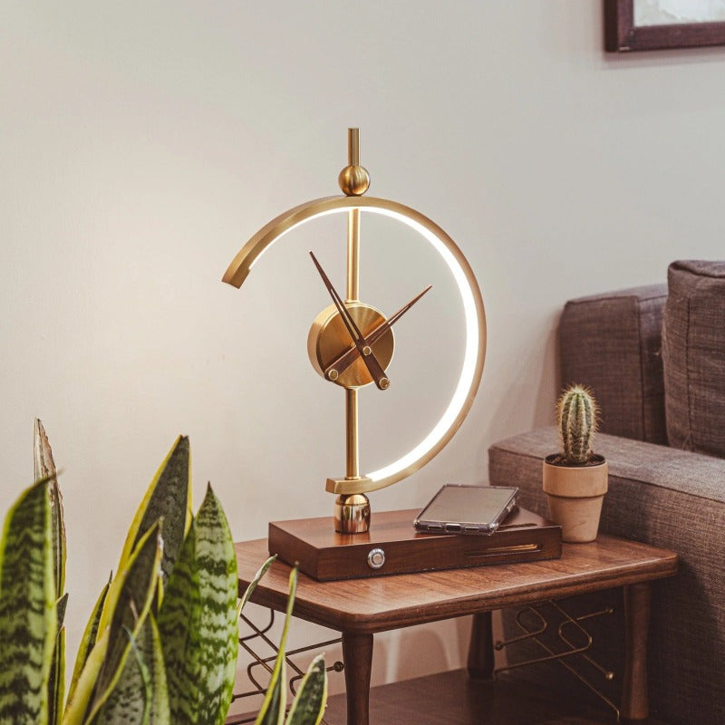 Lampe Horloge | Lampe LED & Recharge Sans Fil Lumio™