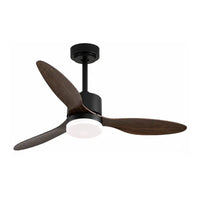 Plafonnier Ventilateur Silencieux Design Épuré LED installé dans un salon