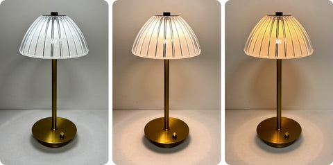 Lampe de Table en Cristal | Diamant Rétro