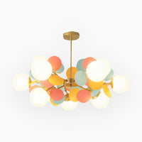 Chandelier Modern Artistic Opal Colorful Branch VAXLAMP