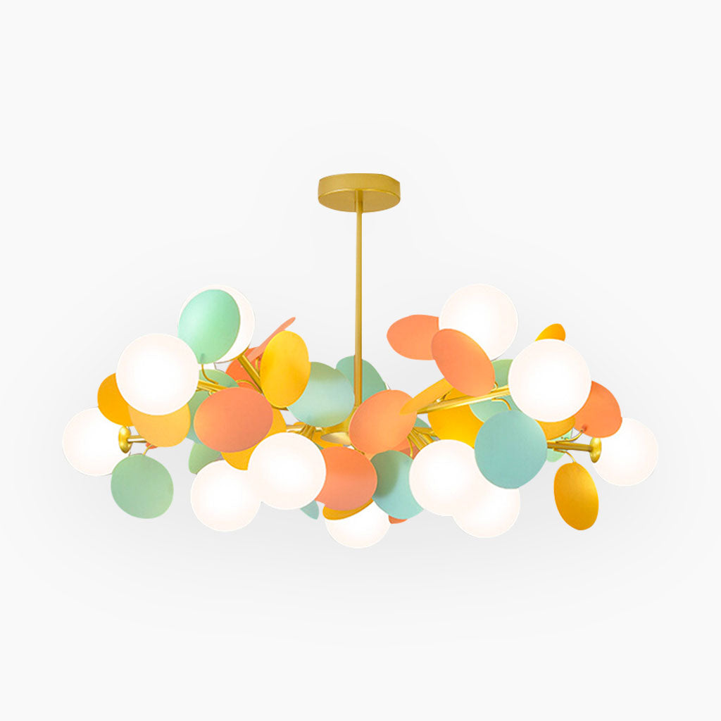 Chandelier Modern Artistic Opal Colorful Branch VAXLAMP