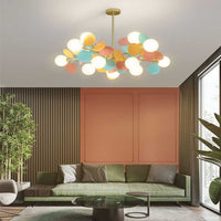 Chandelier Modern Artistic Opal Colorful Branch VAXLAMP