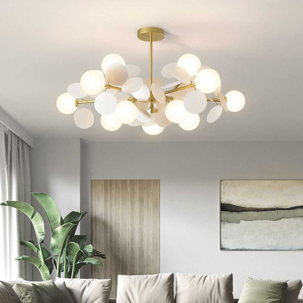 Chandelier Modern Artistic Opal Colorful Branch VAXLAMP