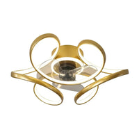 Plafonnier Ventilateur Silencieux Design Artistique LED - dimensions