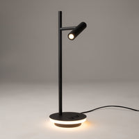 Détail du rétroéclairage doux de la lampe de chevet liseuse Estudo
