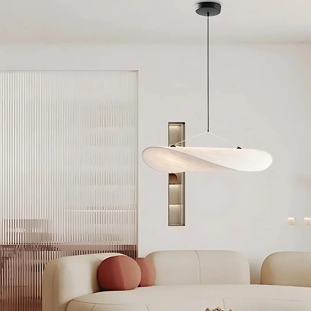 Suspension Wabi Sabi en Soie pour Salon ou Chambre Lumio™