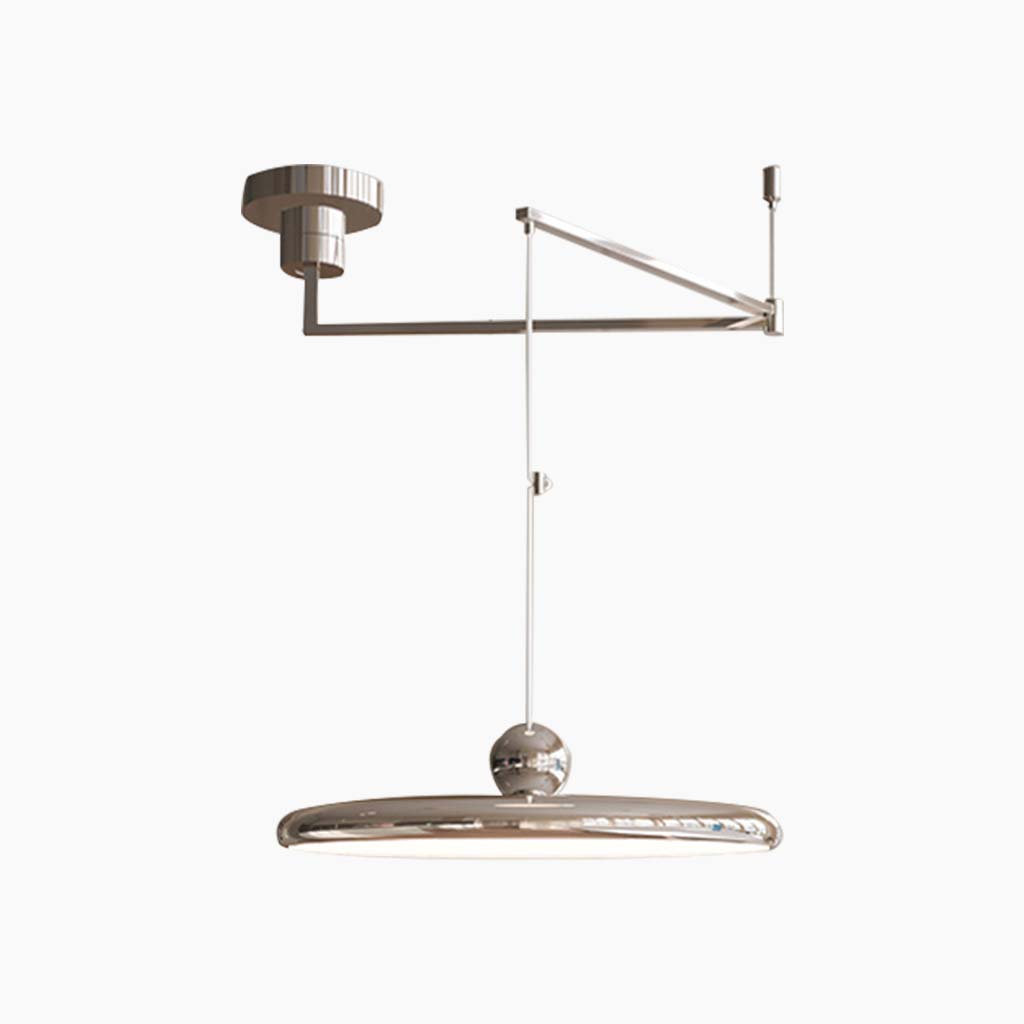 Pendant Light Adjustable Swing Arm UFO Dimmable, 5 Colors VAXLAMP