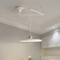 Pendant Light Adjustable Swing Arm UFO Dimmable, 5 Colors VAXLAMP