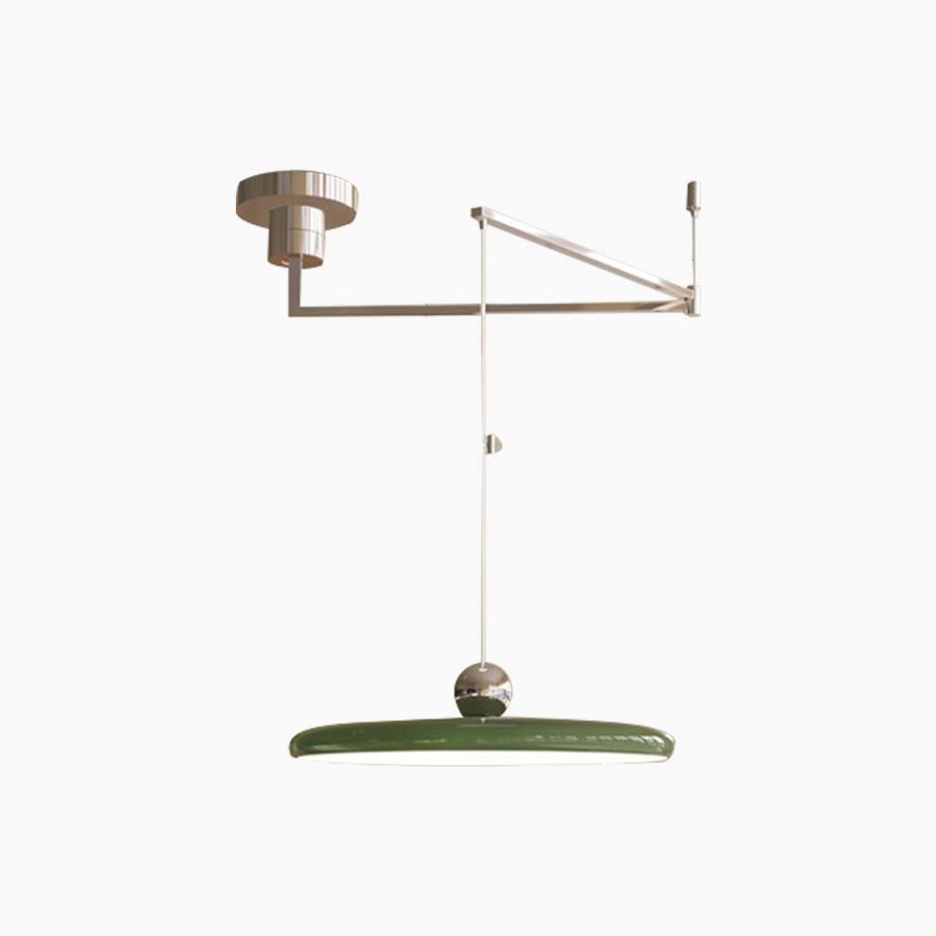 Pendant Light Adjustable Swing Arm UFO Dimmable, 5 Colors VAXLAMP