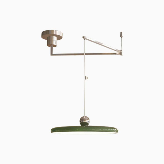 Pendant Light Adjustable Swing Arm UFO Dimmable, 5 Colors VAXLAMP