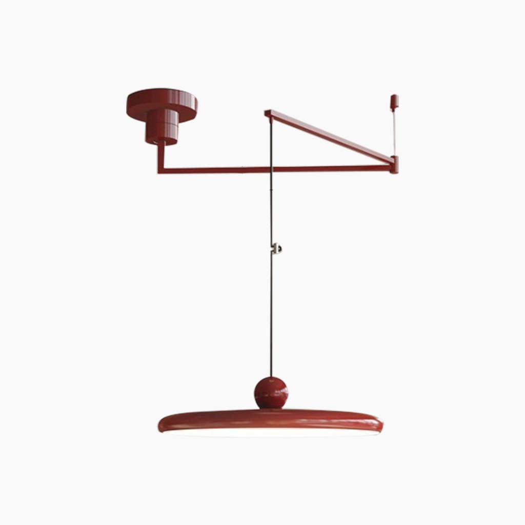 Pendant Light Adjustable Swing Arm UFO Dimmable, 5 Colors VAXLAMP