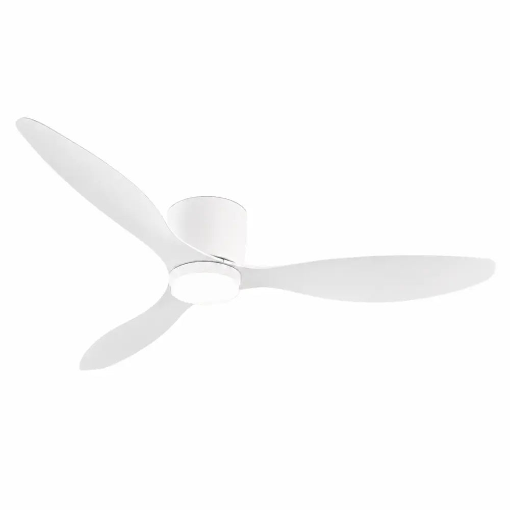 Ventilateur de plafond silencieux DALIA - Blanc moderne, LED intégrée Brise Avenue