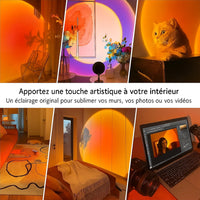 Lampe De Chevet Coucher De Soleil 16 Couleurs maison-lampe-de-chevet