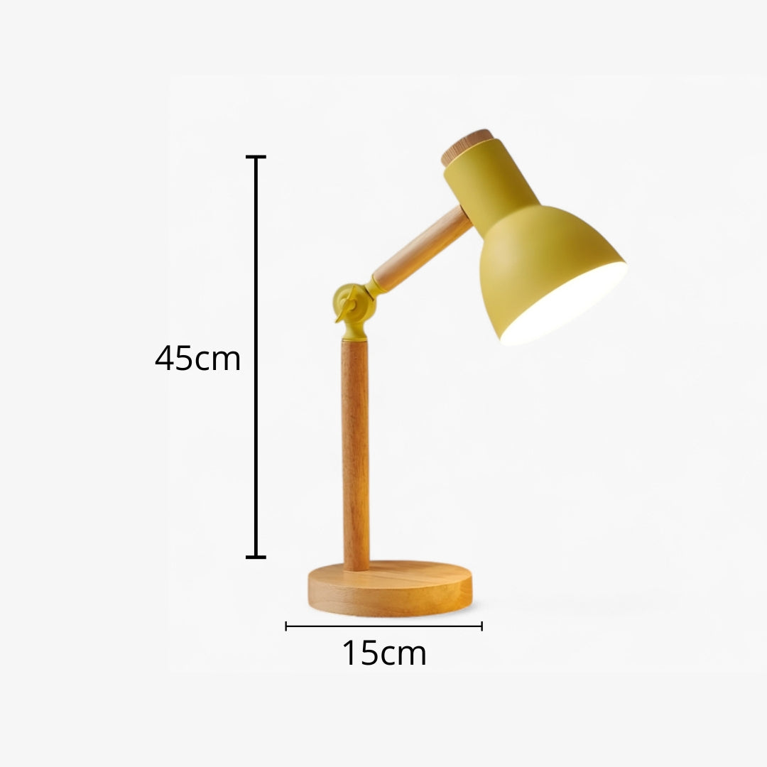 Lampe de Chevet Bois Articulée