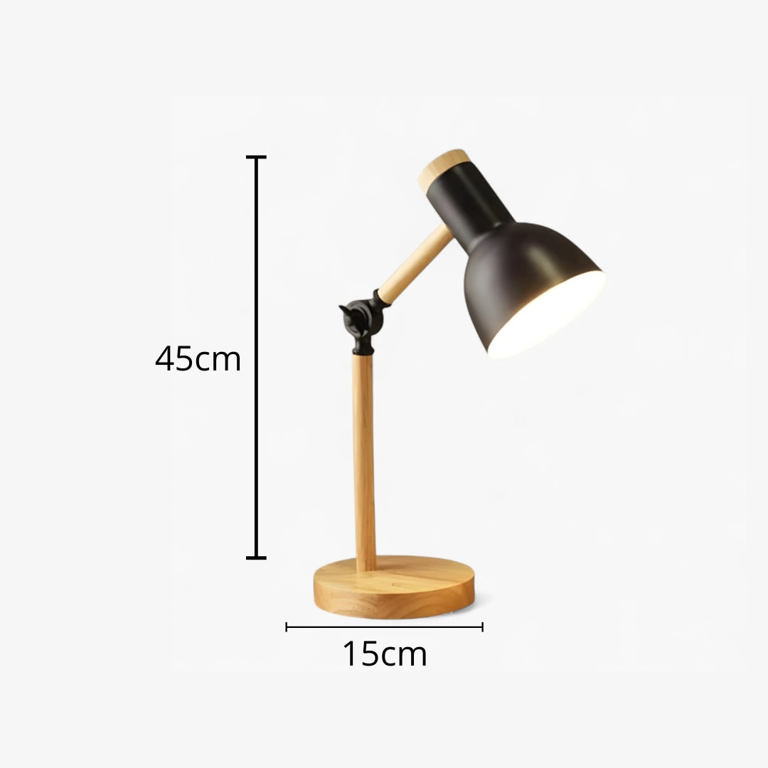 Lampe de Chevet Bois Articulée