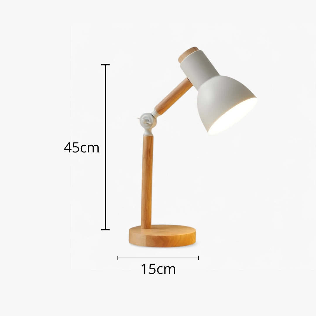Lampe de Chevet Bois Articulée