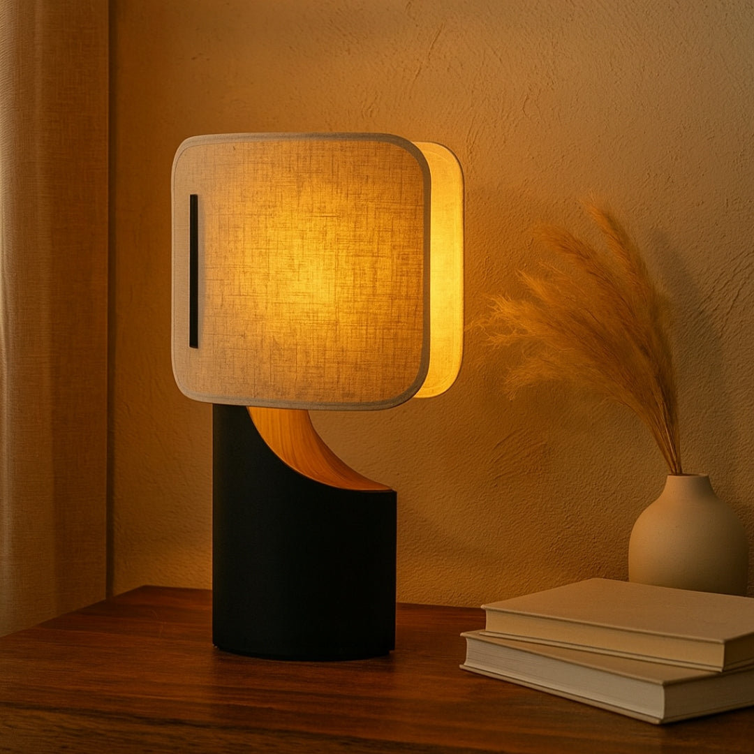Lampe de Chevet Abat-Jour Tissu