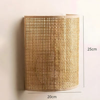 Lampe de Chevet Murale Rotin