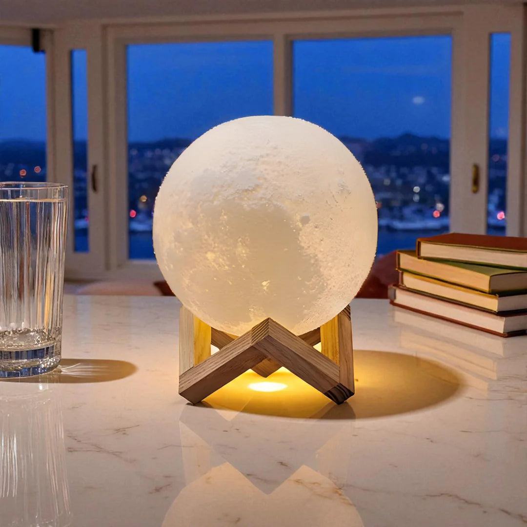 Lampe de Chevet Forme Lune