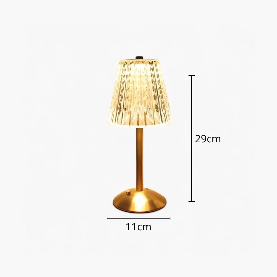 Lampe De Chevet Cristal LED maison-lampe-de-chevet