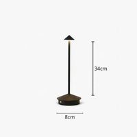 Lampe De Chevet LED Tactile Rechargeable Métal – Classica maison-lampe-de-chevet