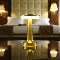 Lampe De Chevet Tactile Doré