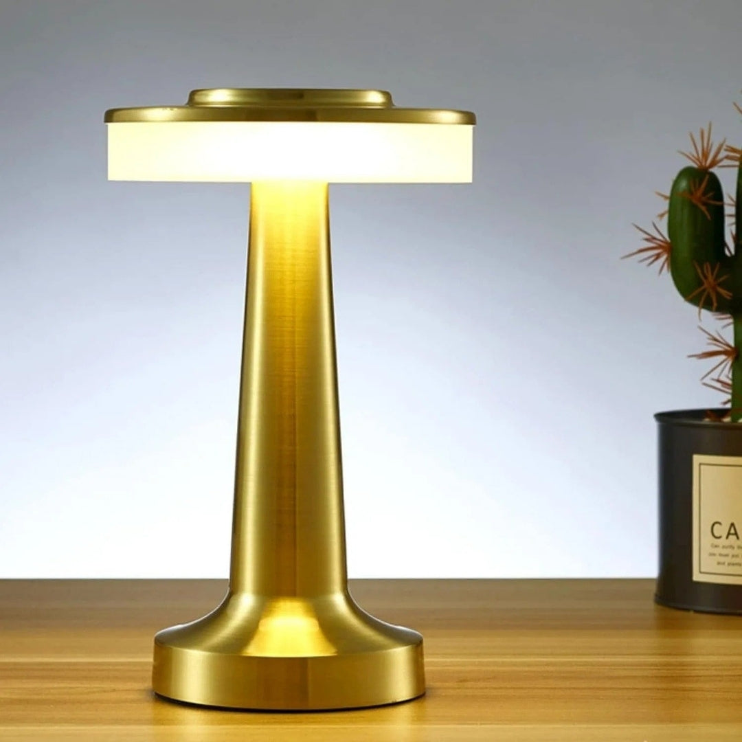 Lampe de Chevet Tactile Dorée