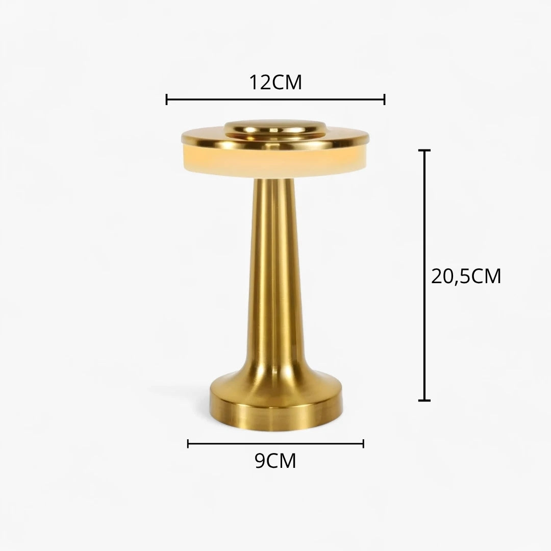 Lampe de Chevet Tactile Dorée