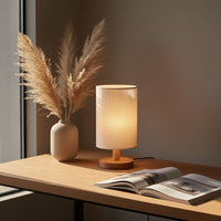 Lampe De Chevet En Lin maison-lampe-de-chevet