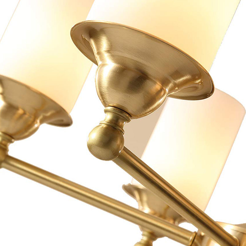 Lustre Cristal Doré salle à manger