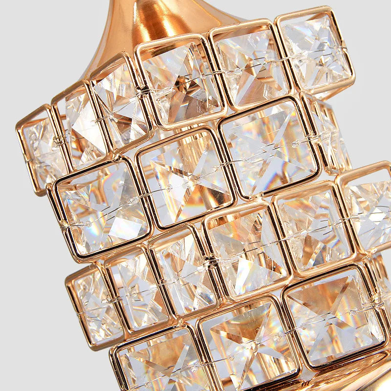 Lampe de Chevet Pied Cristal