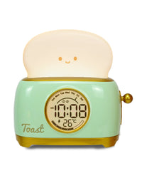 TOASTY - Réveil LED Enfant en Forme de Grille-Pain avec Alarmes Multiples Lumio™