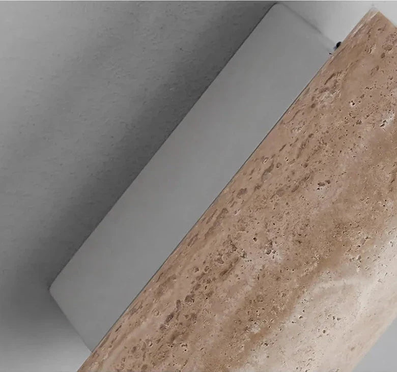 Travertine decor sconce LuxelyLight