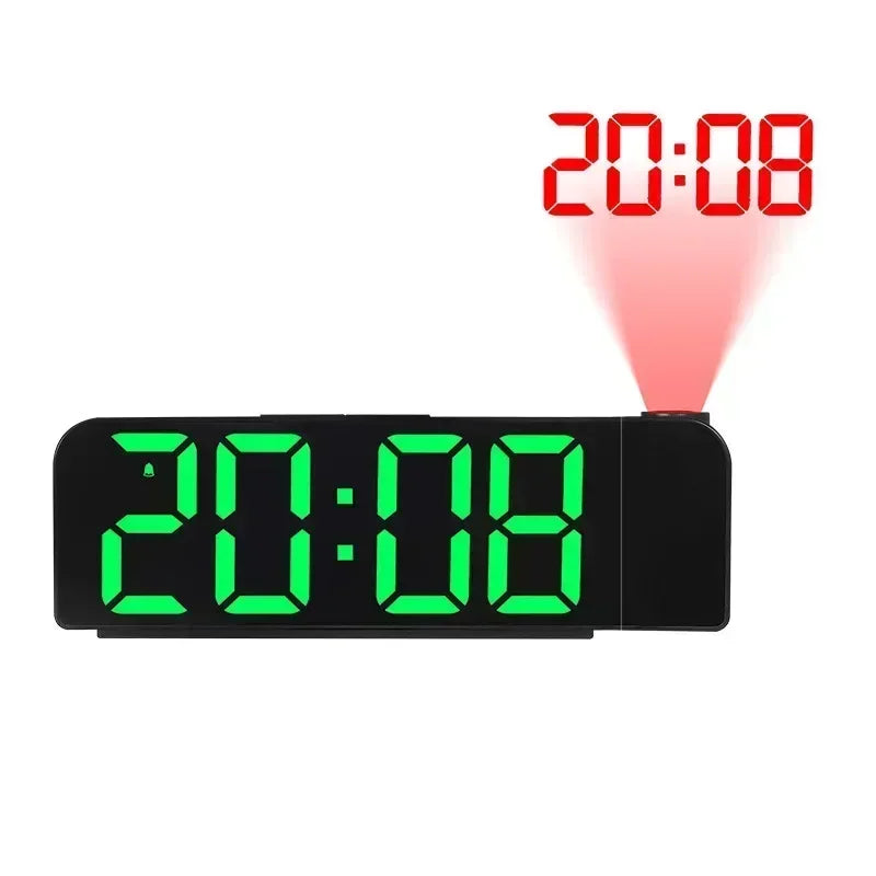CLARIO – Réveil Projecteur LED avec Mode Nuit Automatique
