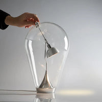 Lampe De Chevet En Verre Vintage maison-lampe-de-chevet