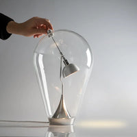 Lampe de Chevet Verre Vintage