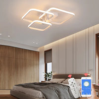 QUADRALUX - Plafonnier LED Carré Moderne avec Télécommande Lumio™