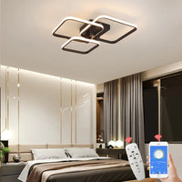 QUADRALUX - Plafonnier LED Carré Moderne avec Télécommande Lumio™