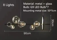 VARENA – Suspension Moderne avec Sphères en Verre pour Salon ou Salle à Manger Lumio™