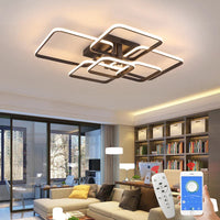 QUADRALUX - Plafonnier LED Carré Moderne avec Télécommande Lumio™
